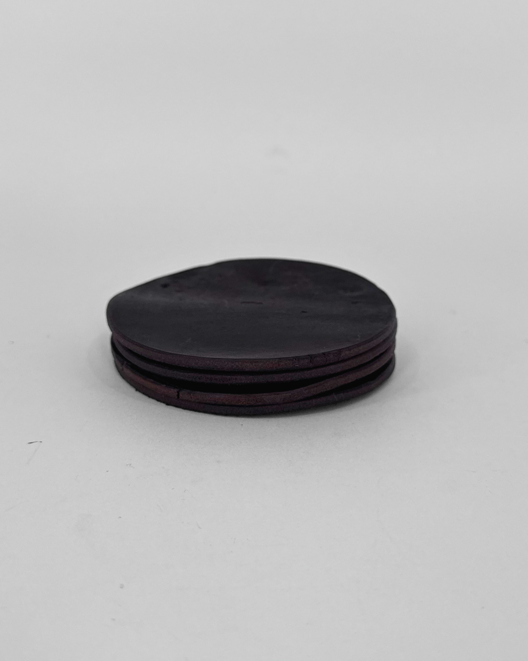 Leather Coasters set of 4