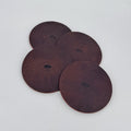 Leather Coasters set of 4