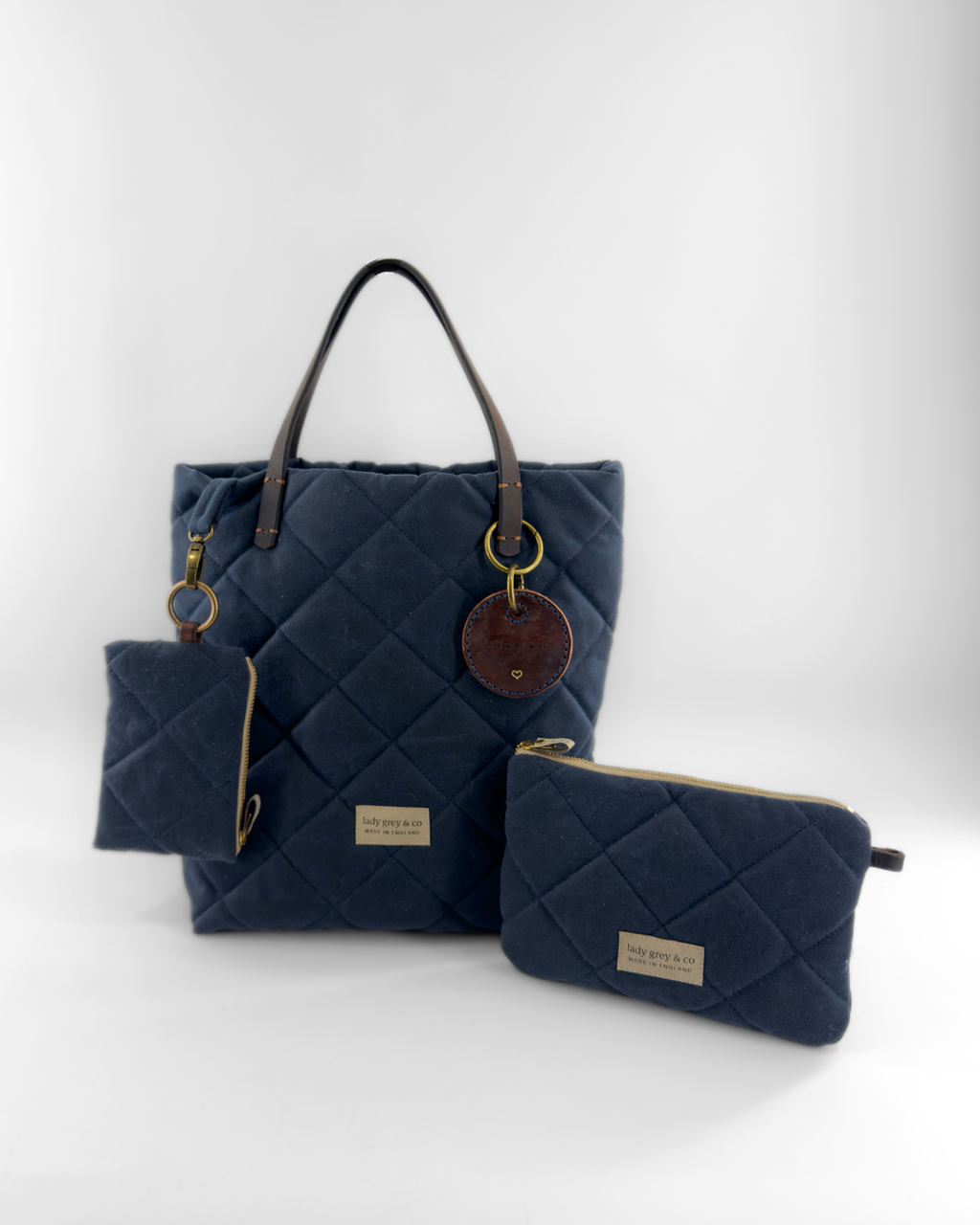 Mable - Quilted Navy