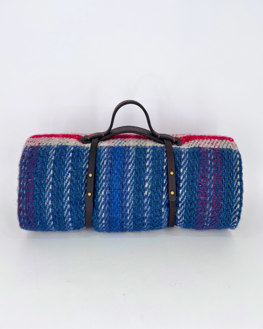 Picnic Rug Roll with Leather holder