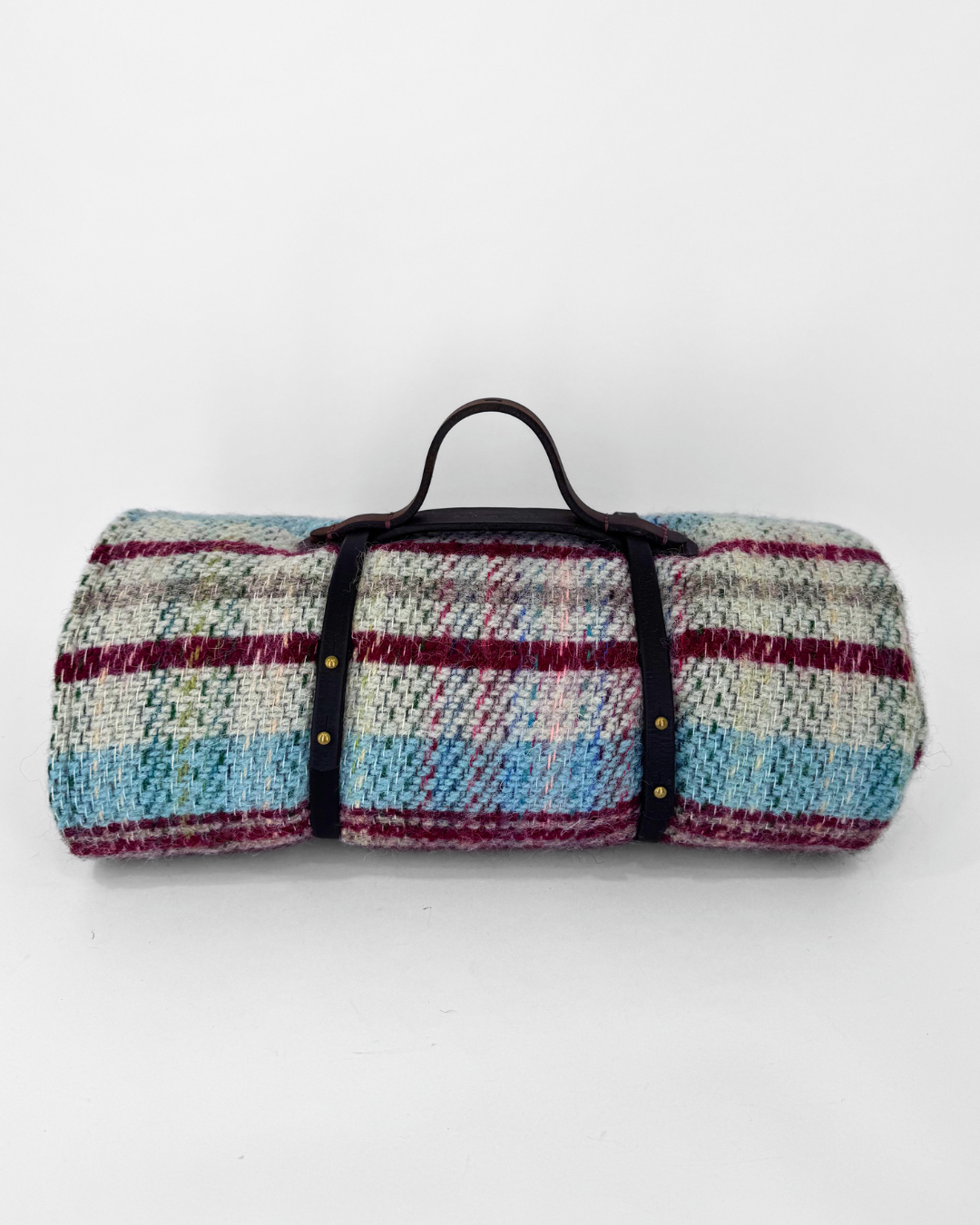 Picnic Rug Roll with Leather holder