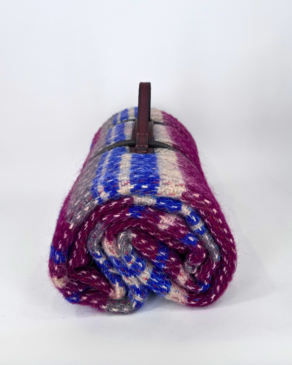 Picnic Rug Roll with Leather holder