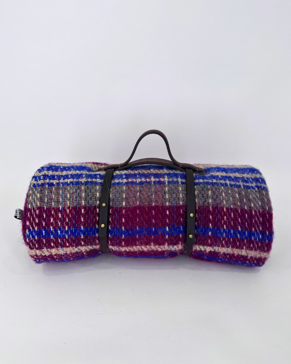 Picnic Rug Roll with Leather holder