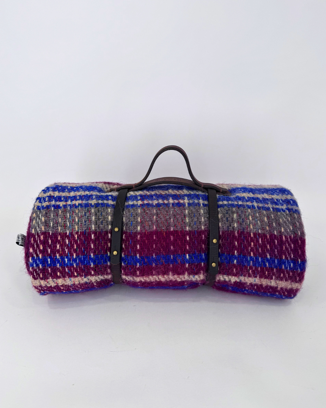 Picnic Rug Roll with Leather holder