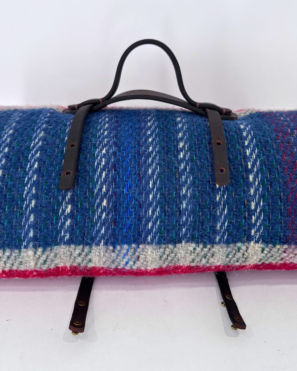 Picnic Rug Roll with Leather holder