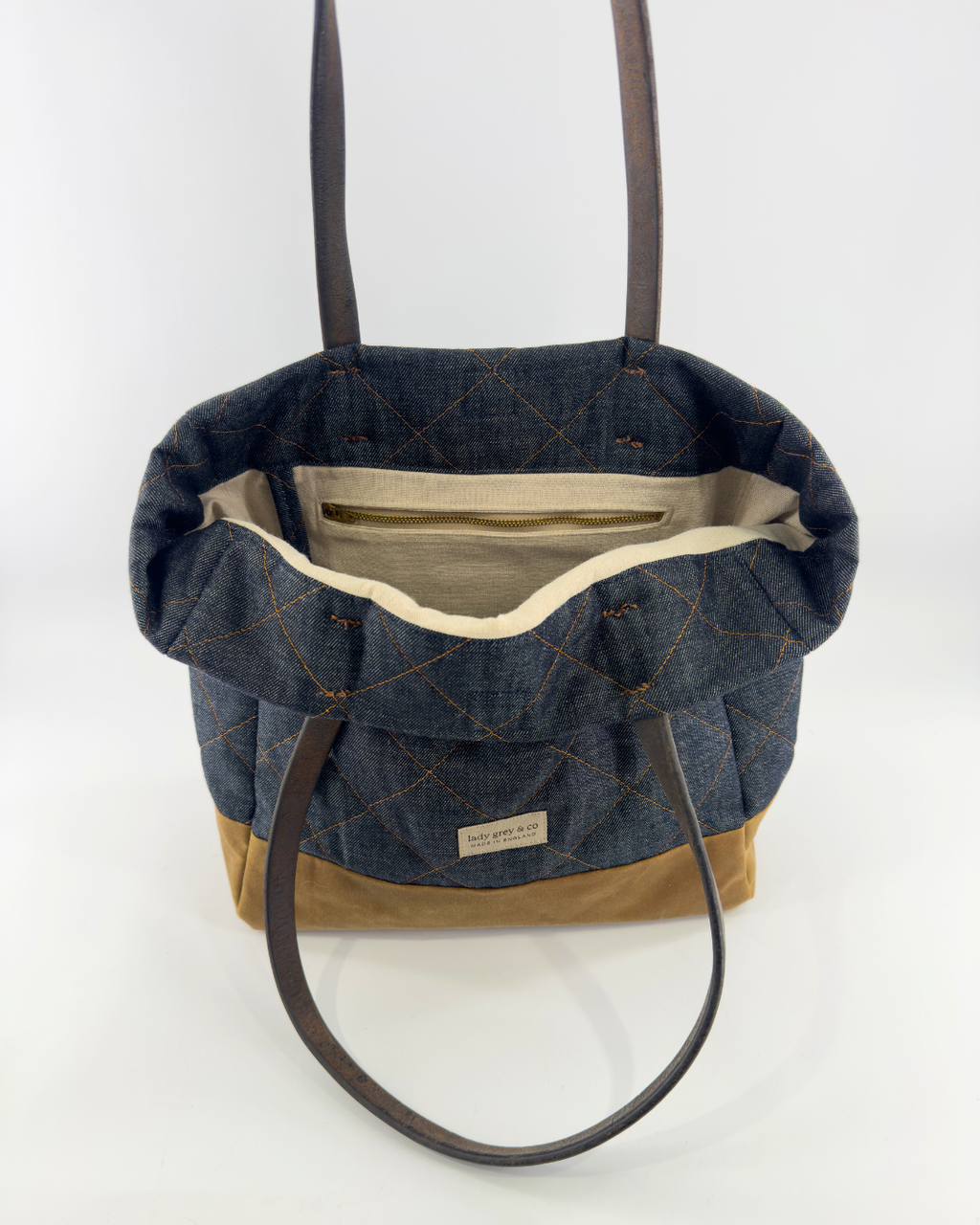 Polisiosa - Denim/Camel